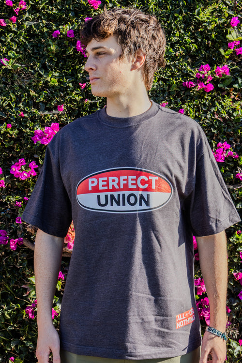 "GAS STATION" Gray Tee